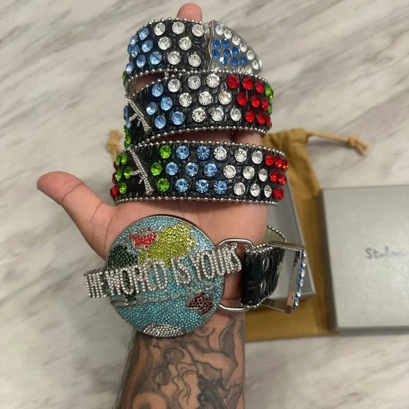 Stolen Arts “The World Is Yours” Belt size 34 - Picture 1 of 5